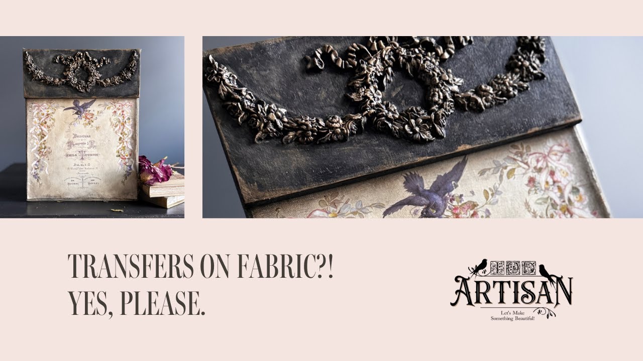 Как наносить термотрансферы IOD на брезентовую ткань.