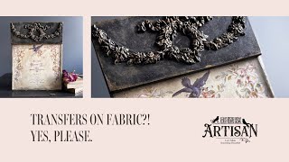 How To Apply IOD Transfers on Duck Canvas Fabric