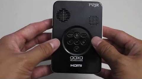 Tracing On My AAXA P2 Jr. Pico Projector