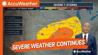 Severe weather expected this weekend in the north-central US and Northeast