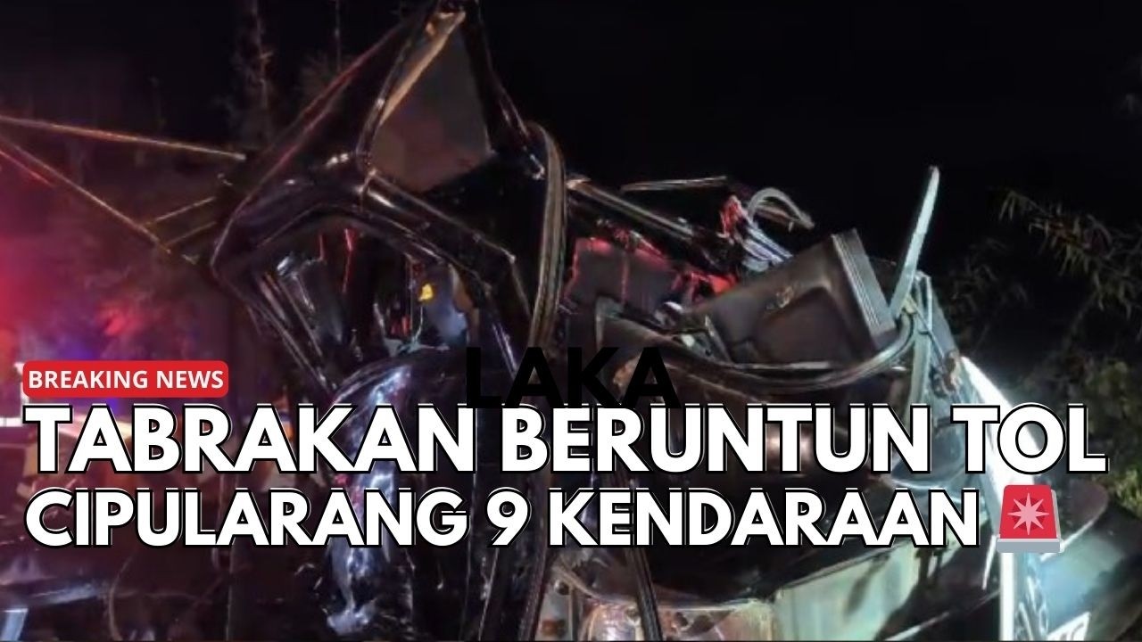 9 Kendaraan, 2 Tewas! Kecelakaan Maut Tol Cipularang KM 93B