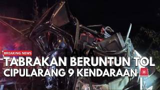 9 Kendaraan, 2 Tewas! Kecelakaan Maut Tol Cipularang KM 93B