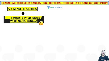 1 min PYQ series with Neha Taneja| Unacademy Live CSIR#shorts#neha#lifescience#unacademylivecsir#dbt