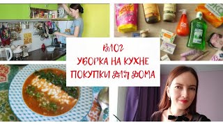 Мотивация на уборку - кухня. Покупки: бытовая химия и продукты. Влог. Болталка. Будни Альфи.