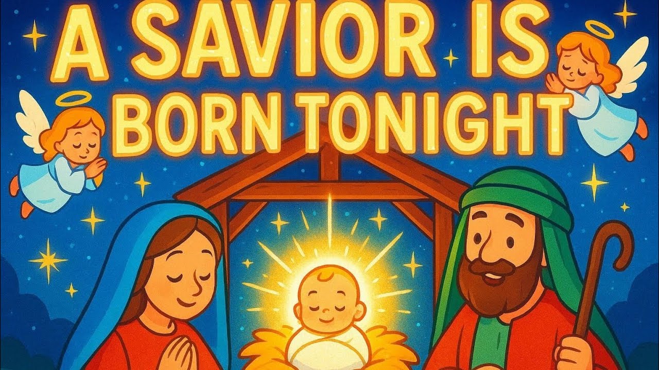 A Savior Is Born Tonight 🎄 | Christmas Bible Song for Kids & Families ...