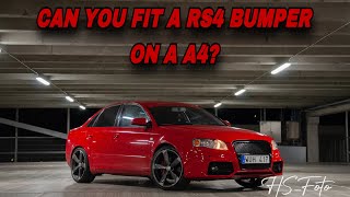 CAN YOU FIT A Audi RS4 BUMPER on Audi A4?