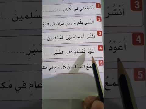 حل تدريبات درس أركان الإسلام التربية الإسلامية
