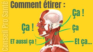 ÉTIRER le COU : Étirement des Cervicales étape par étape pour SOULAGER la nuque