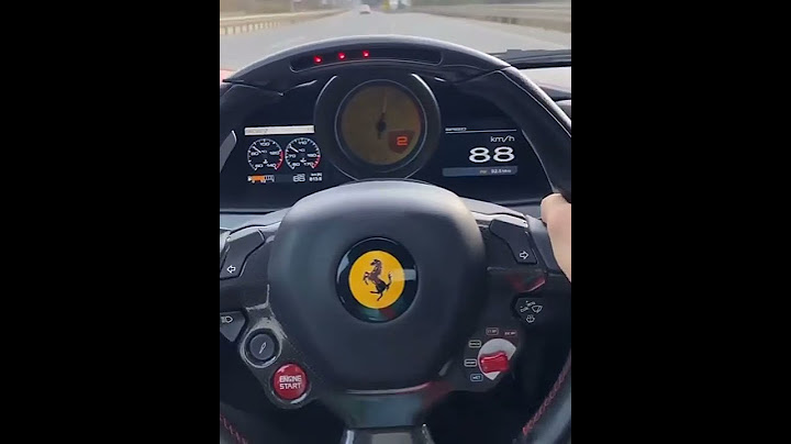 Ferrari 458 Italia 80-280 km/h