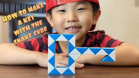 Snake Cube Tutorial #3 | How to Make a KEY with the Snake Cube instruction