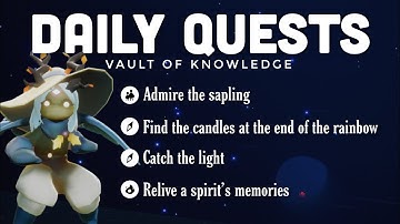 Daily Quests in Vault of knowledge | sky children of the light | Noob Mode