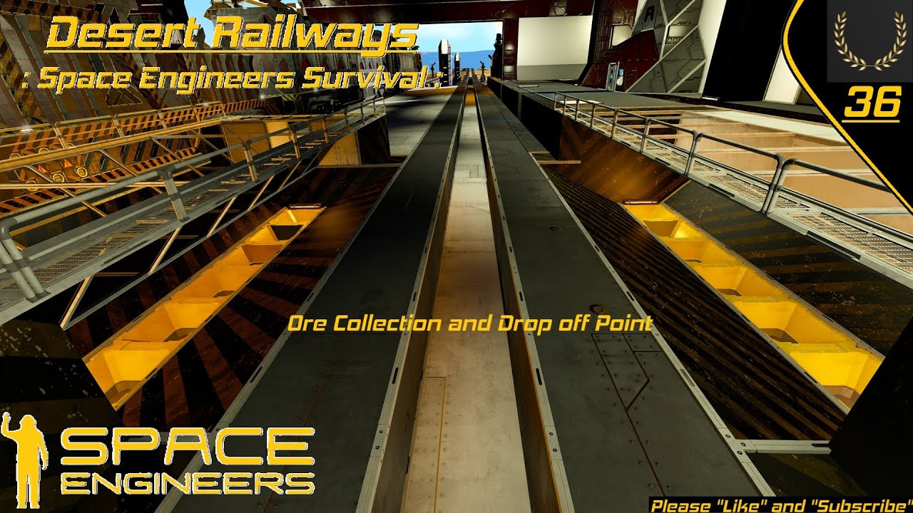Space Engineers : Collection Slides. Times 4 for the Ore : Desert Rail ...