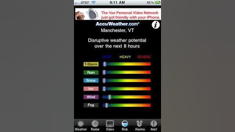 Accuweather iPhone App