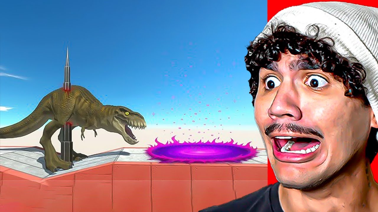 Desvie do Espinho Gigante e Entre no Portal da Evolução – Animal Revolt Battle Simulator