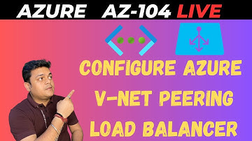 Configure Azure V-Net Peering and Load Balancers Step by Step Guide ! Full Lab ! AZ-104 Exam