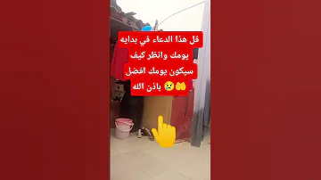 قلها هذا الدعاء في بدايه يومك وانظر كيف سيكون يومك افضل باذن الله دعاء رسالة اكسبلور 