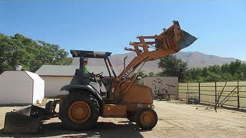 Case Skip Loader Grader Safety By Operator Justin