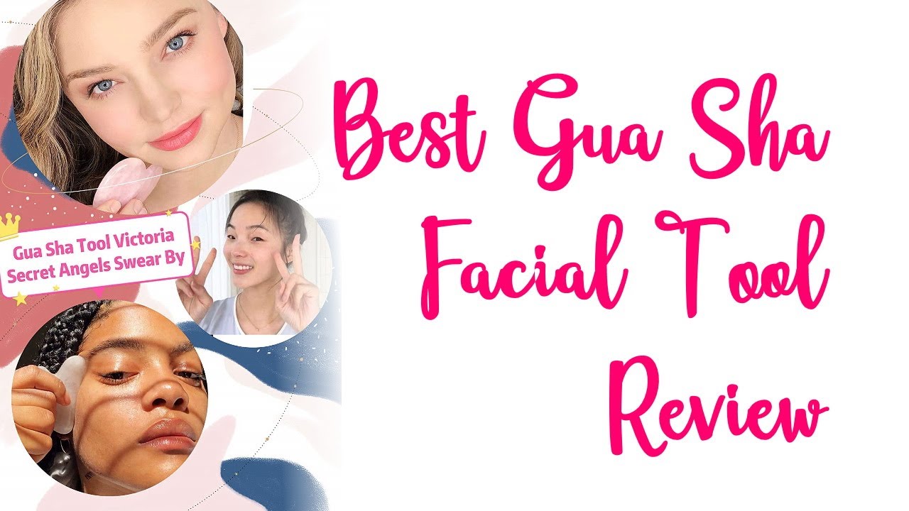 Best Gua Sha Facial Tool Review - Massage Stone Muscle Scraping Rose Quartz - YouTube