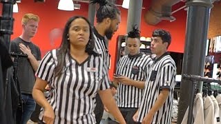 Fake Footlocker Employee Prank! (EMPLOYEE TRIES TO FIGHT US)