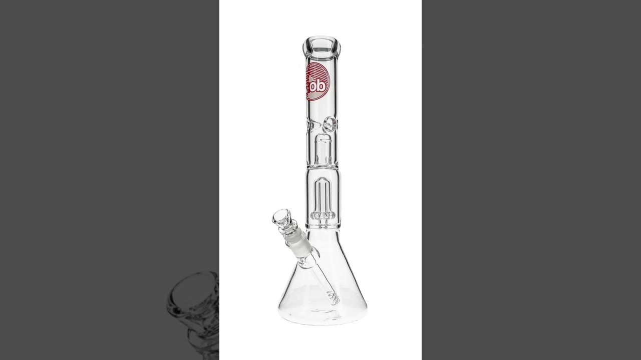 ZOB Glass UFO Perc Beaker Bongs