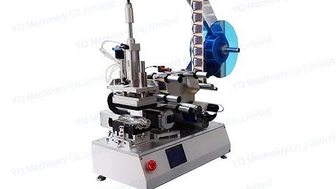New coming Desktop top labeler machines for flat surface sticker label applicator test video