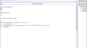 c# programı ASCII kod alma programı