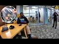 Police Surprise Man After Catching Him Doing Drugs in a Library Bathroom | Bodycam