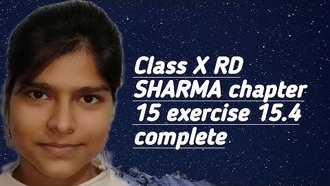 Class X RD SHARMA chapter 15 statistics exercise 15.4 complete by nnpmaths || neeraj || #nnpmaths