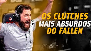 Clutches do Fallen, mas a cada jogada ele se torna mais absurdo... Melhores Momentos no CS:GO