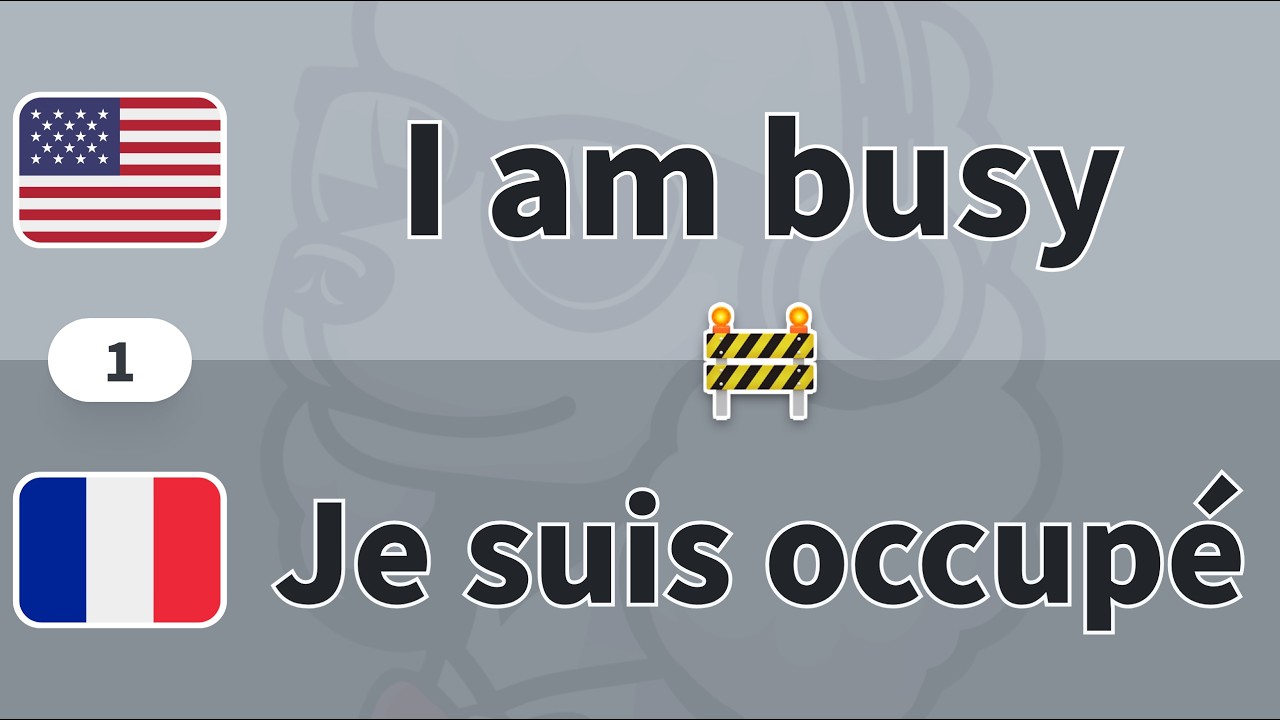 🇫🇷 200 French Phrases 49 Patterns for Beginners Part 1