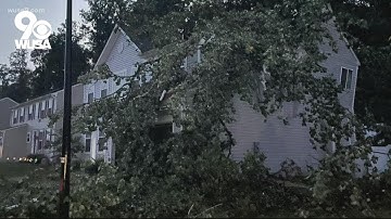 Thousands lose power, trees and power lines down after severe thunderstorms