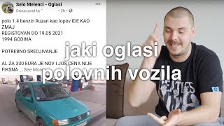 JAKI OGLASI POLOVNIH VOZILA