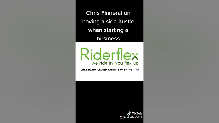 Chris Finneral on having a side hustle if you need...