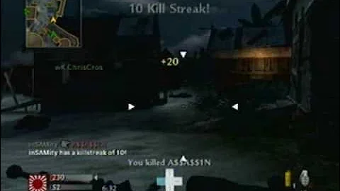 Call Of Duty World At War Wii Team Deathmatch 87 (Makin 12 | PTRS-41 | 21-1-5)