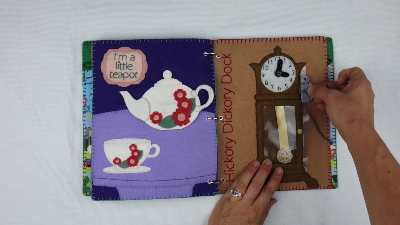 Red Robyn Crafts Nursery Rhyme Quiet Book