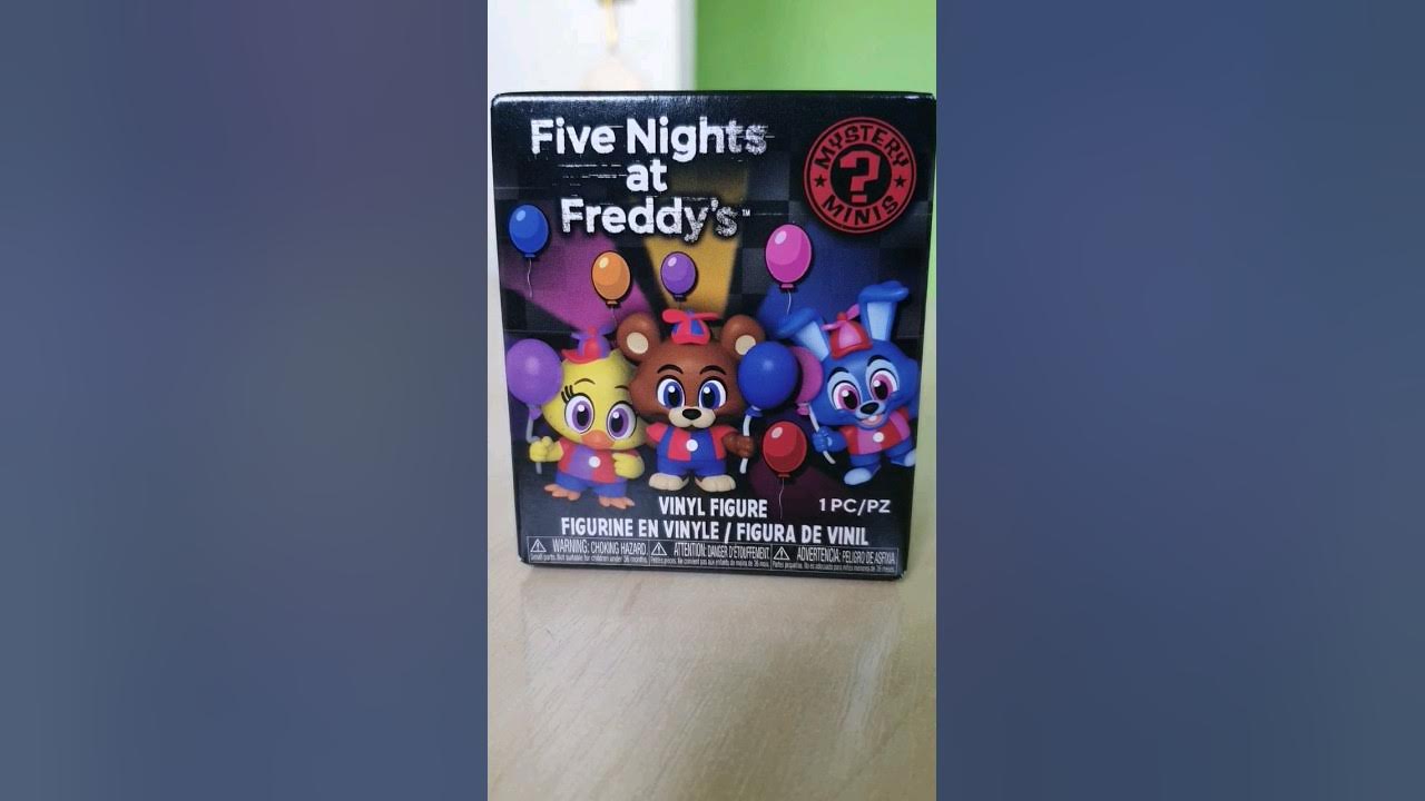 Five Nights at Freddy's Funtime Freddy Sister Location Figure Mystery Minis  Blind Bags Box Opening 