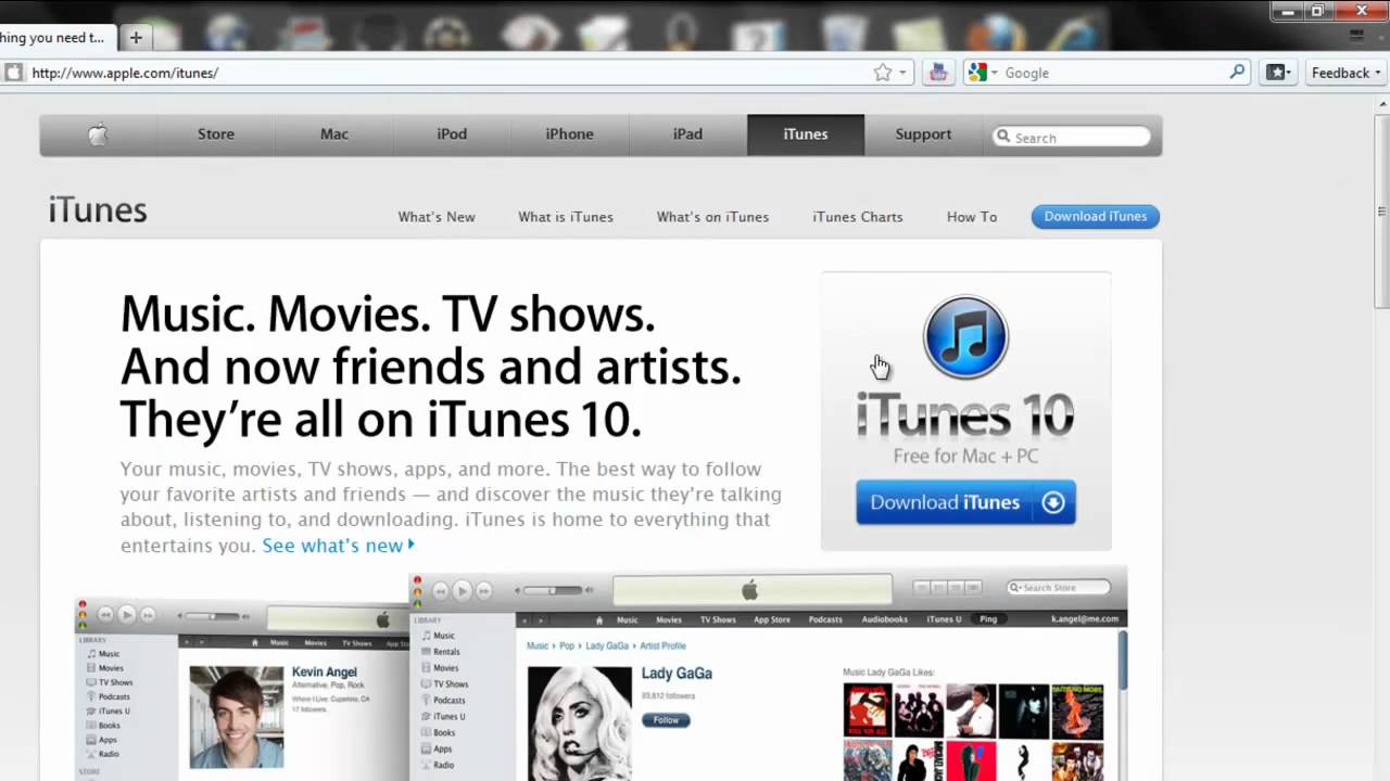 How to get Itunes 10 for 32 bit and 64 bit. YouTube How to get Itunes 10 for 32 bit and 64 bit. YouTube