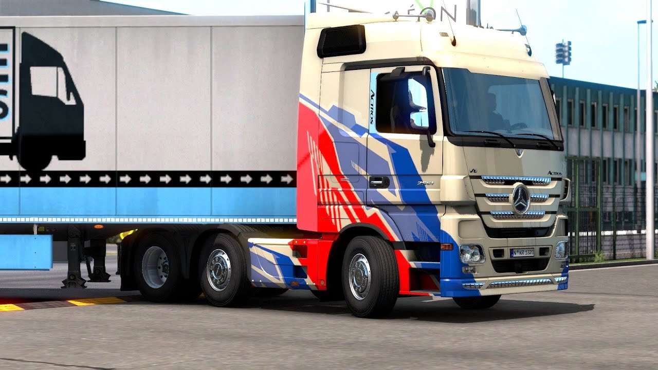 ETS 2 - Mercedes Benz Actros Transporting Pumps Part 2