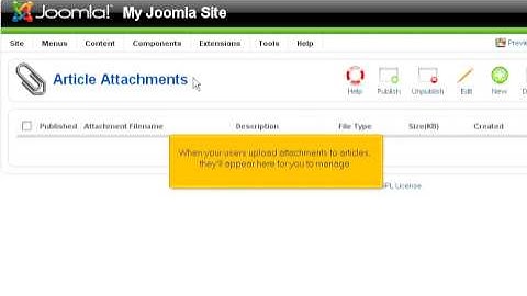 Joomla Extensions - 15 - Attach