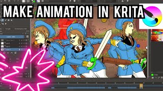krita animation how to animate stages quickly