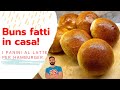 BUNS FATTI IN CASA - PANINI AL LATTE SOFFICI (ricetta completa)