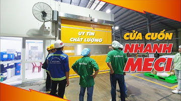 Cửa cuốn nhanh PVC - Tốc độ cao, tự động, an toàn | MECI