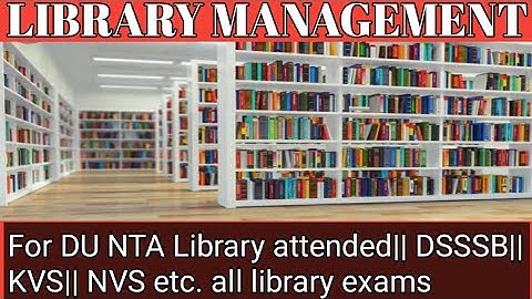 MANAGEMENT OF LIBRARY AND INFORMATION CENTERS