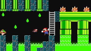 Mario and tiny Mario's vs the Cavern of Acid
