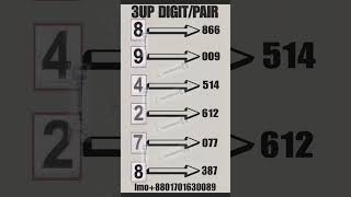 01/06/2026 | ONLY ONE DIGIT PASS | #shorts #thailottery #3up #3up_sure_tips #3dtotal