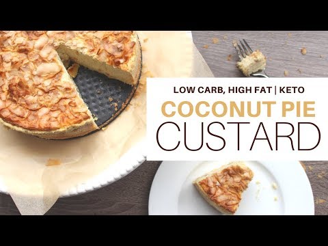 coconut-cream-custard-pie-|-#ketogenicdiet-|-#ketofood-|-#lchf