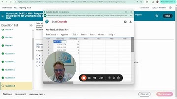 StatCrunch Column sum