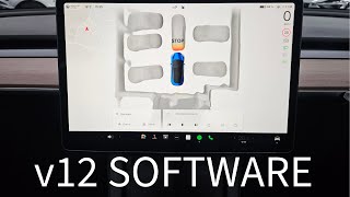 Tesla v12 software update  new graphics, Tesla Vision update?