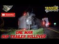 One Man Pup Trailer Rollover