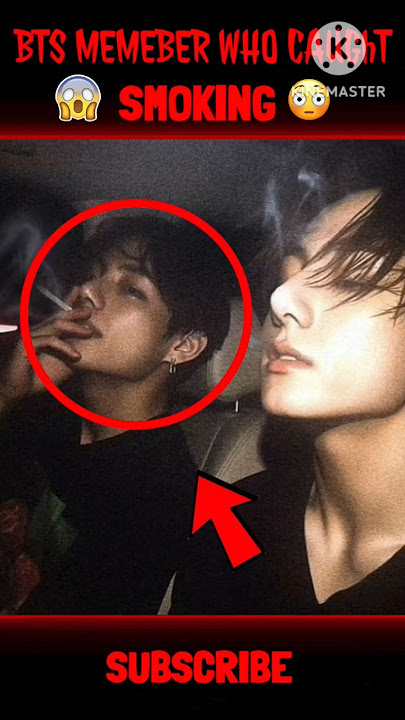 BTS MEMEBERS WHO COUGHT SMOKING 😳 BTS MEMBERS SMOKE🚬 #taehyung #jungkook #jimin #bts #shorts